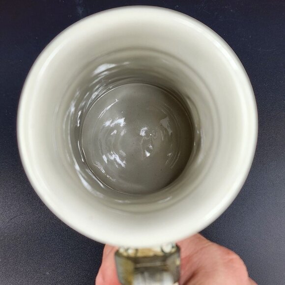 Vintage 1978 Avon Fishing Lidded Beer Stein Mug Rainbow Trout Hunting Dog - Picture 7 of 8